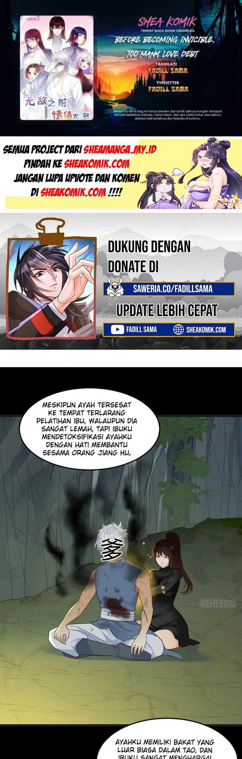 Before Becoming Invincible, Too Many Love Chapter 78 - halaman 1