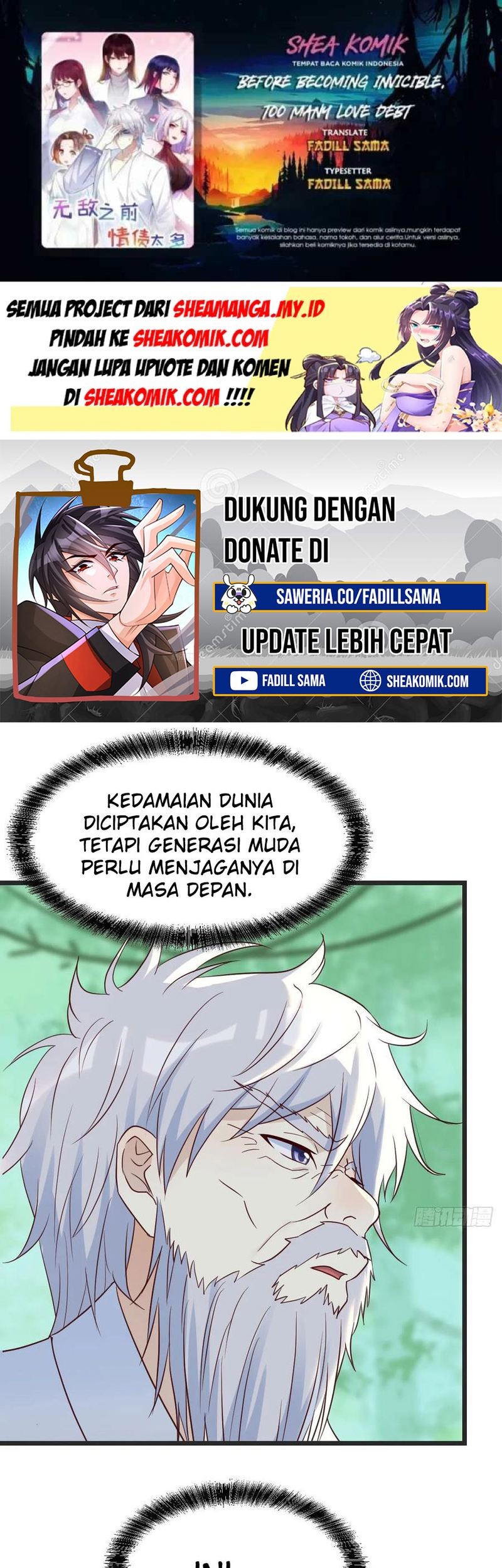 Before Becoming Invincible, Too Many Love Chapter 79 - halaman 1