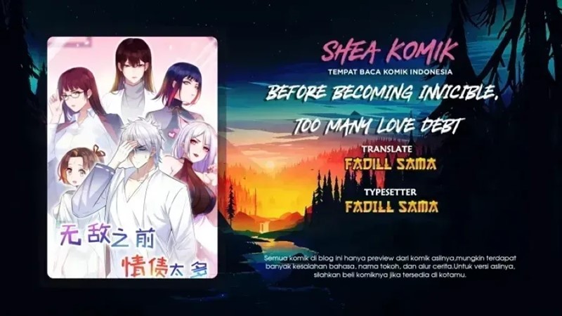 Before Becoming Invincible, Too Many Love Chapter 8 - halaman 1