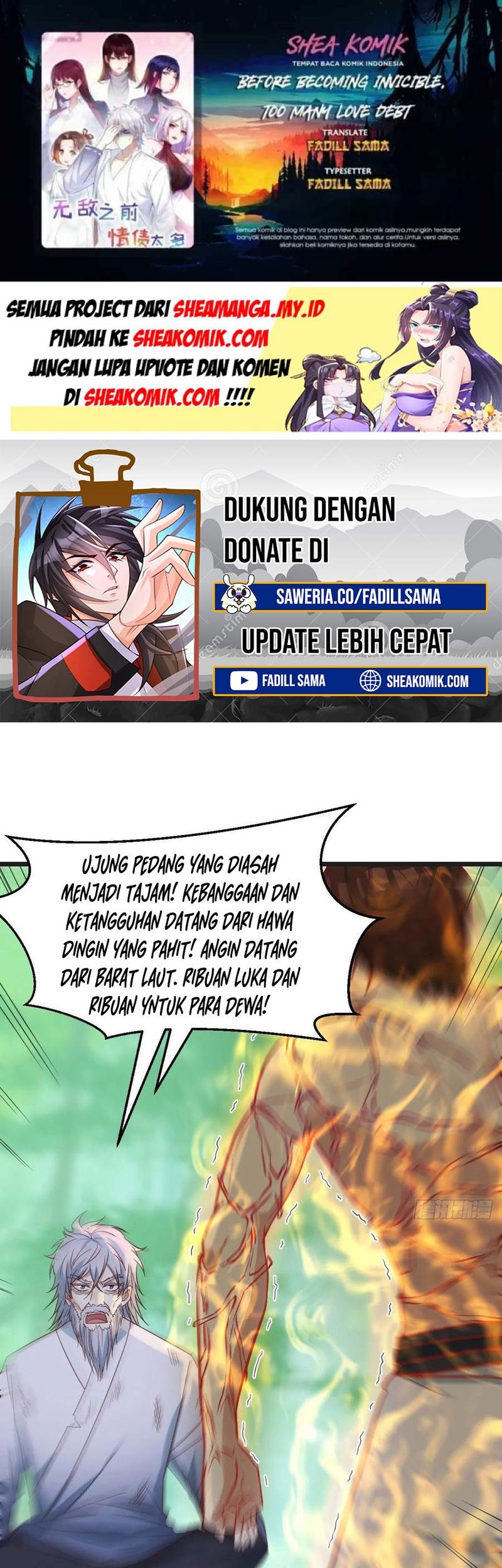 Before Becoming Invincible, Too Many Love Chapter 80 - halaman 1