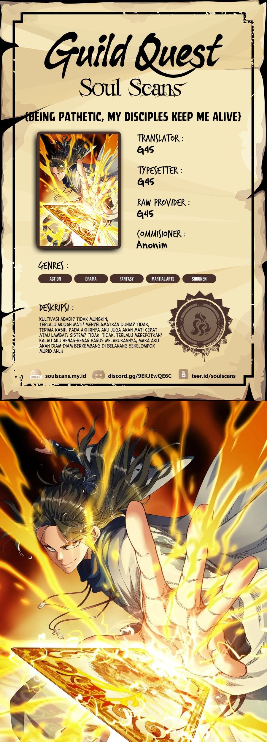 Being Pathetic, My Disciples Keep Me Alive Chapter 6 - halaman 1