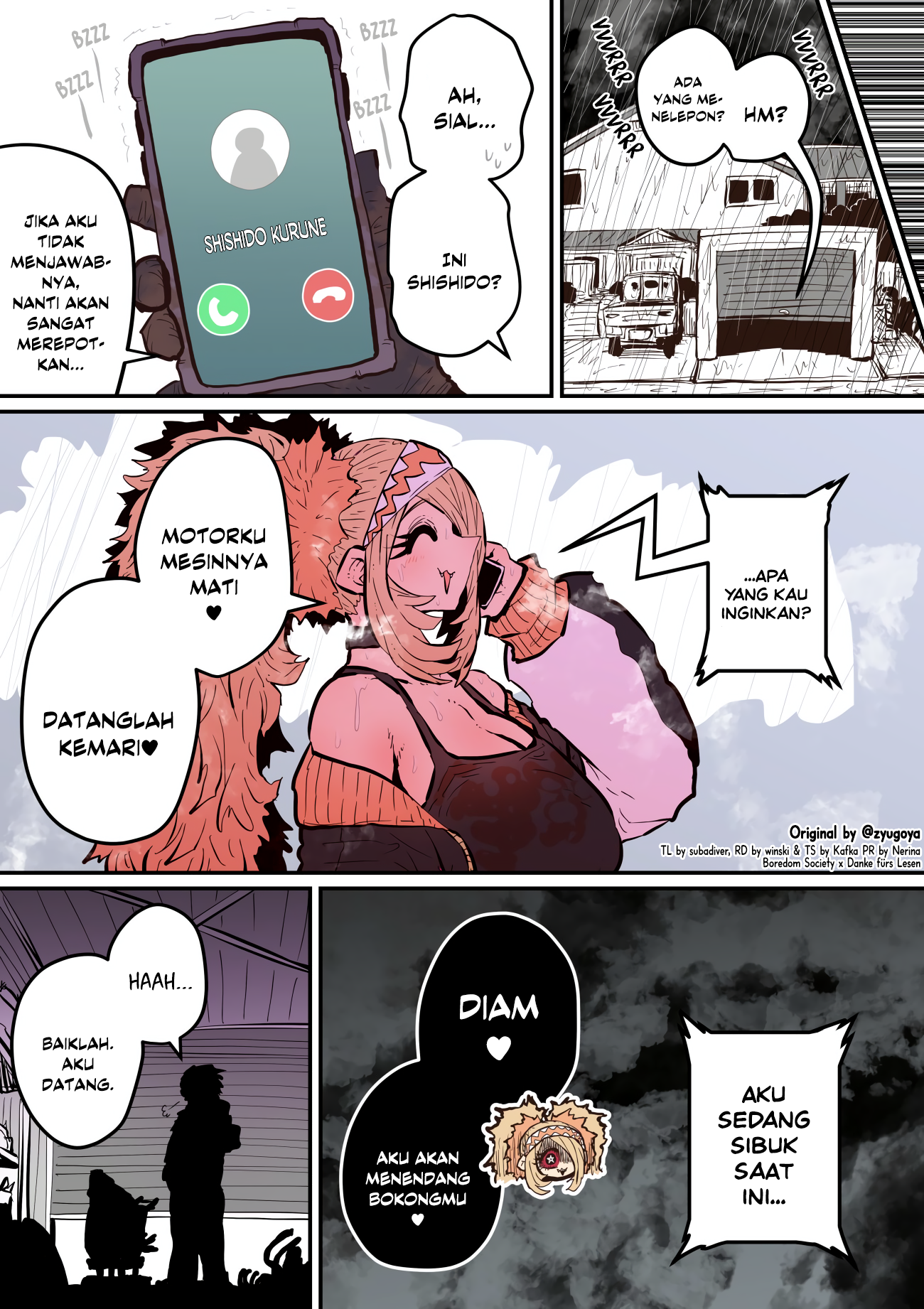 Being Targeted by Hyena-chan Chapter 28 - halaman 3