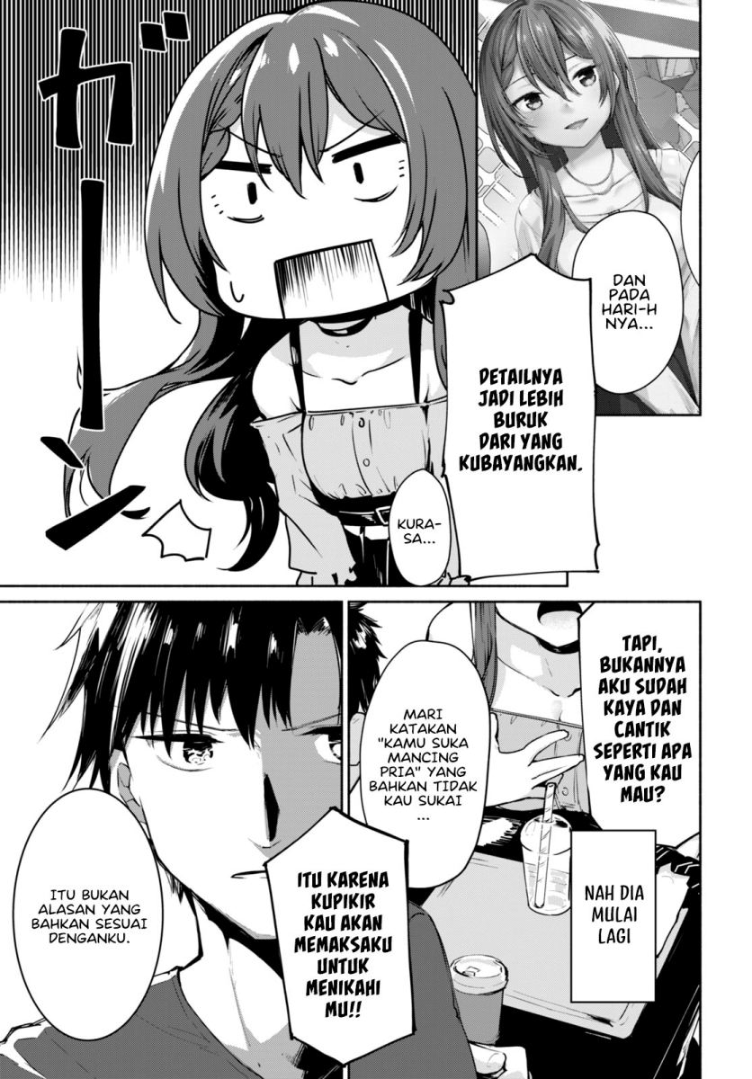 "Bijin de Okanemochi no Kanojo ga Hoshii" to Ittara, Wakeari Joshi ga Yattekita Ken. Chapter 1 - halaman 27