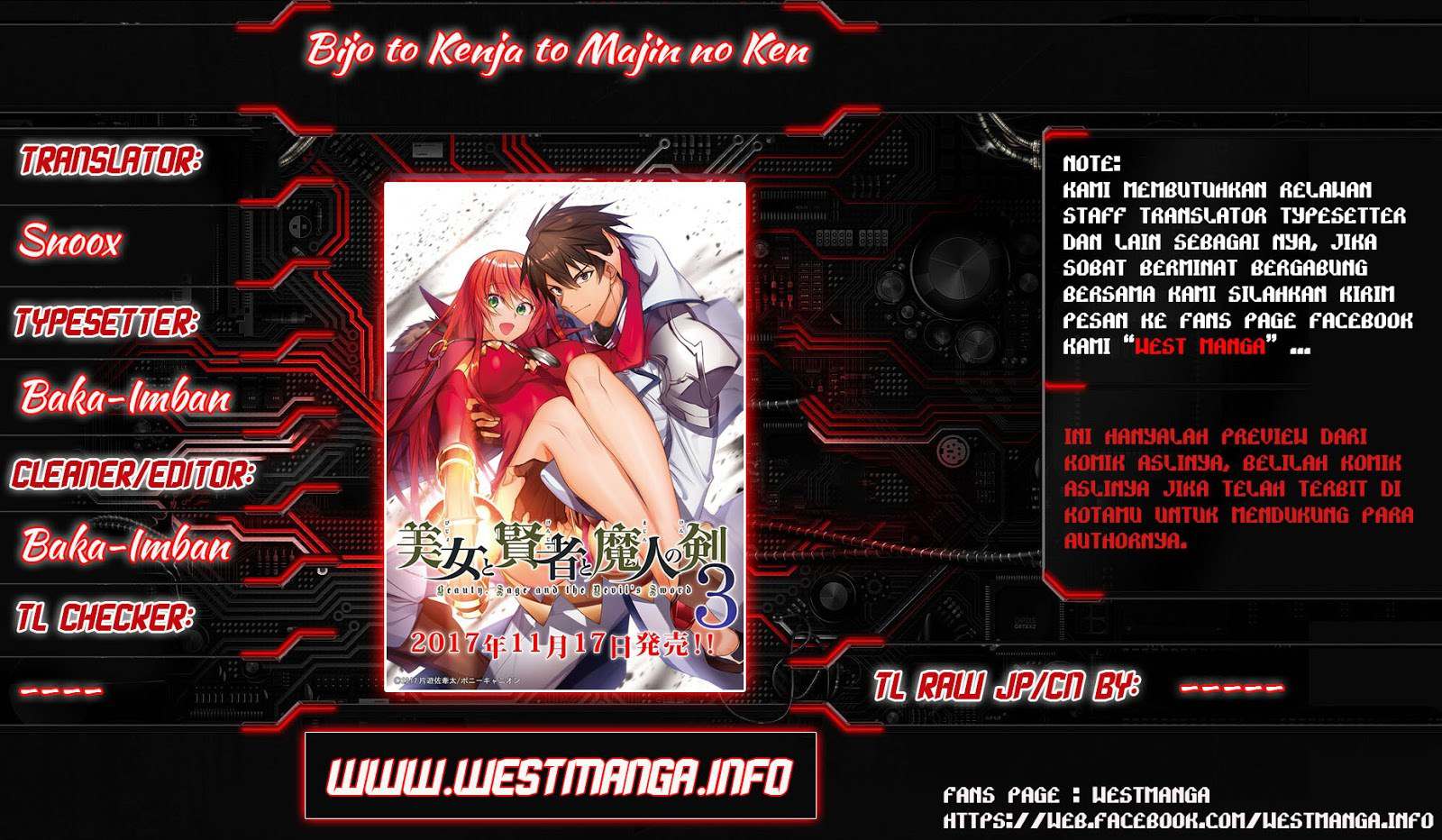 Bijo to Kenja to Majin no Ken Chapter 3 - halaman 2