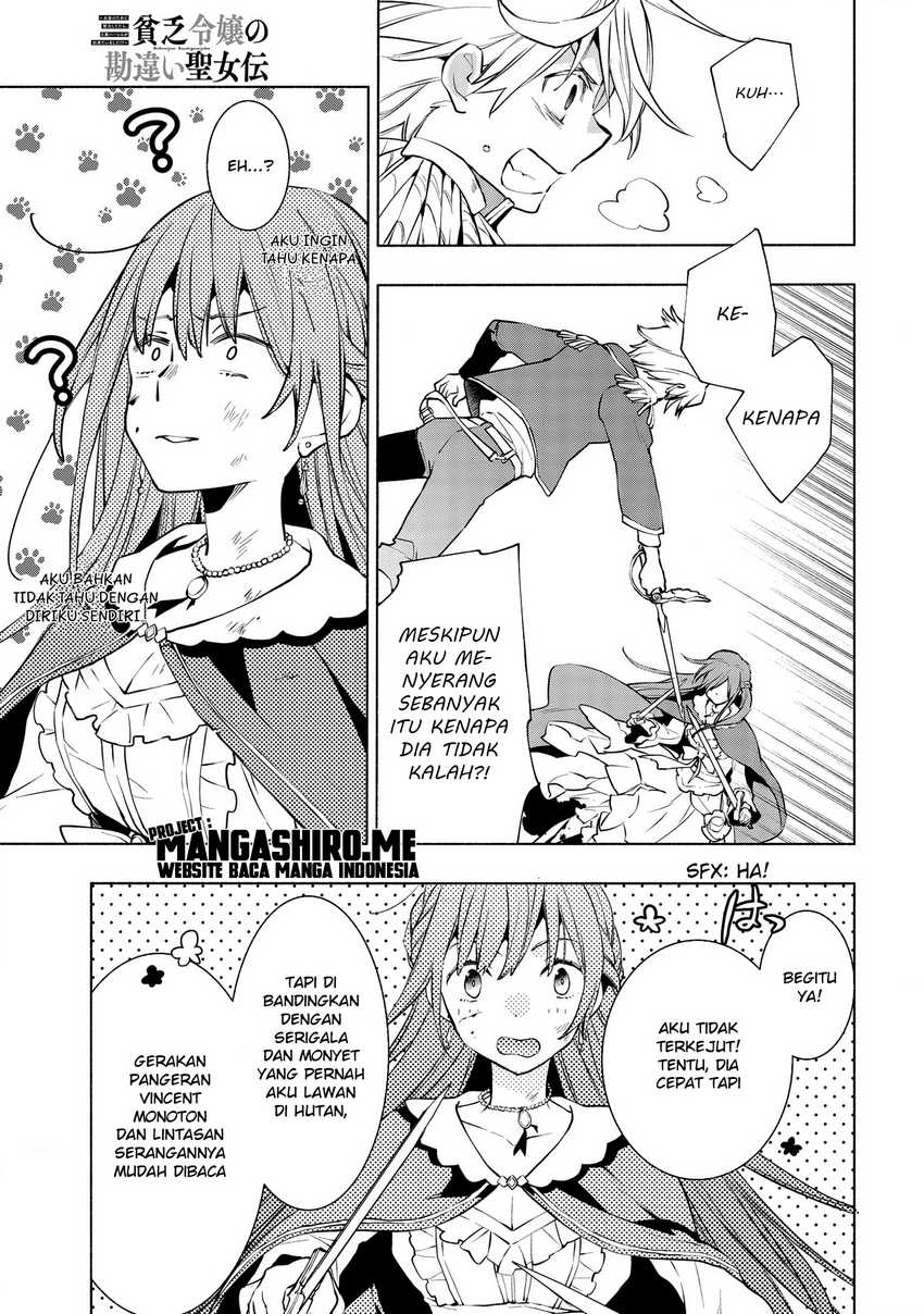 Binbou Reijou no Kanchigai Seijo Den Chapter 5.1 - halaman 7