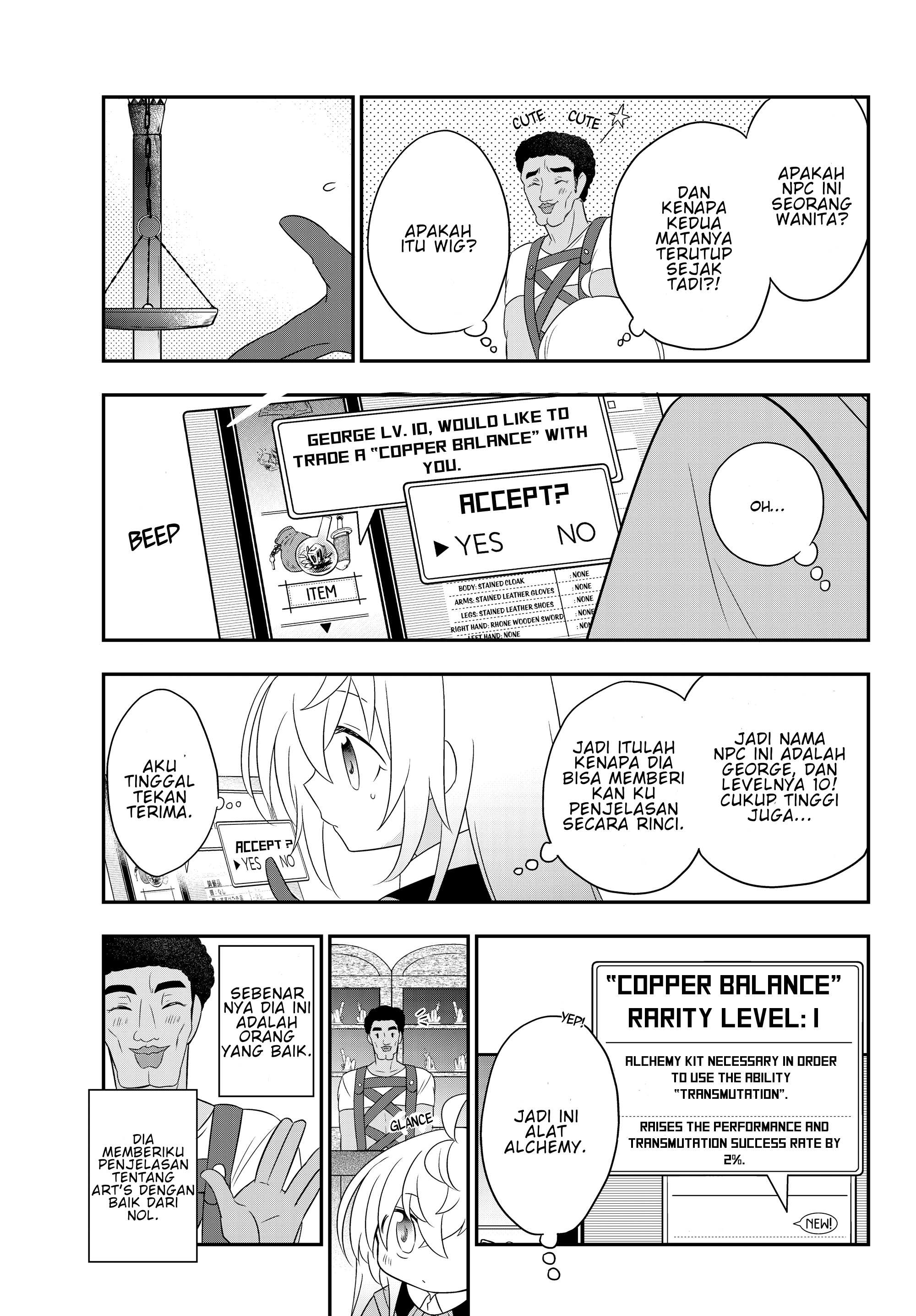 Bishoujo ni Natta kedo, Netoge Haijin Yattemasu. Chapter 3 - halaman 30