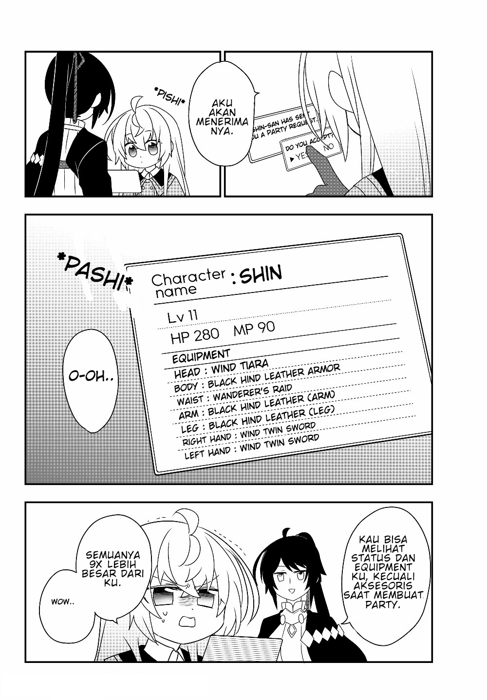 Bishoujo ni Natta kedo, Netoge Haijin Yattemasu. Chapter 5 - halaman 19