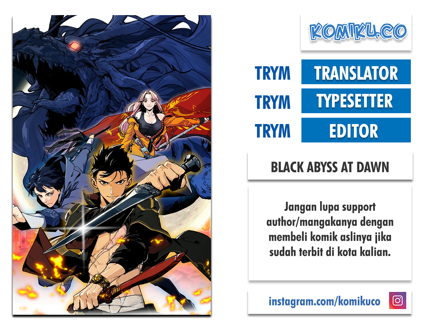 Black Abyss at Dawn Chapter 9 - halaman 1