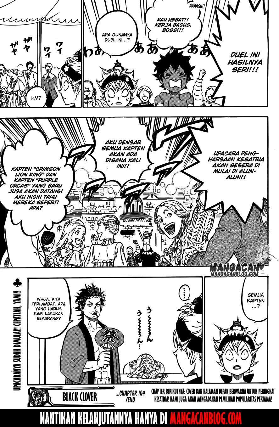 Black Clover Chapter 104 - halaman 17