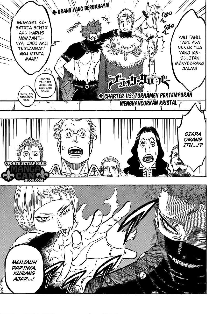Black Clover Chapter 113 - halaman 2