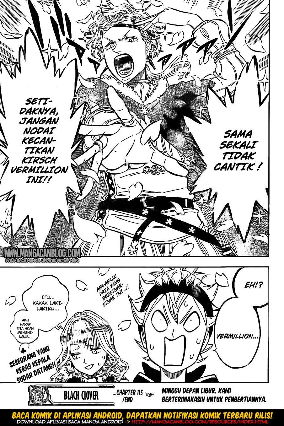 Black Clover Chapter 115 - halaman 17