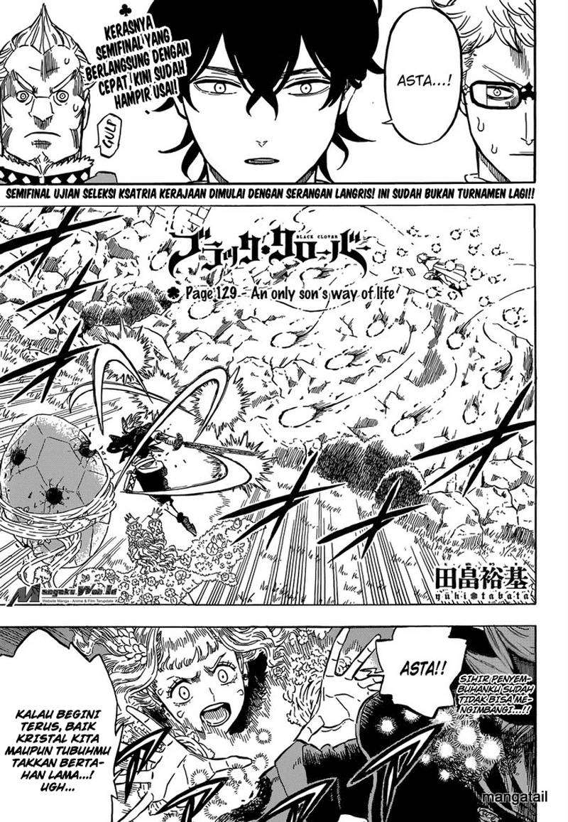 Black Clover Chapter 129 - halaman 2
