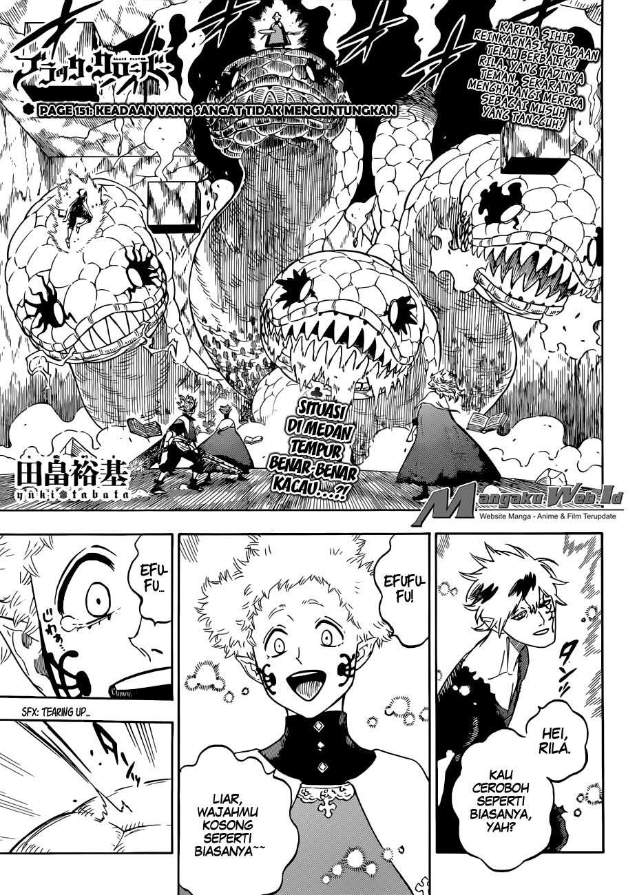 Black Clover Chapter 151 - halaman 2