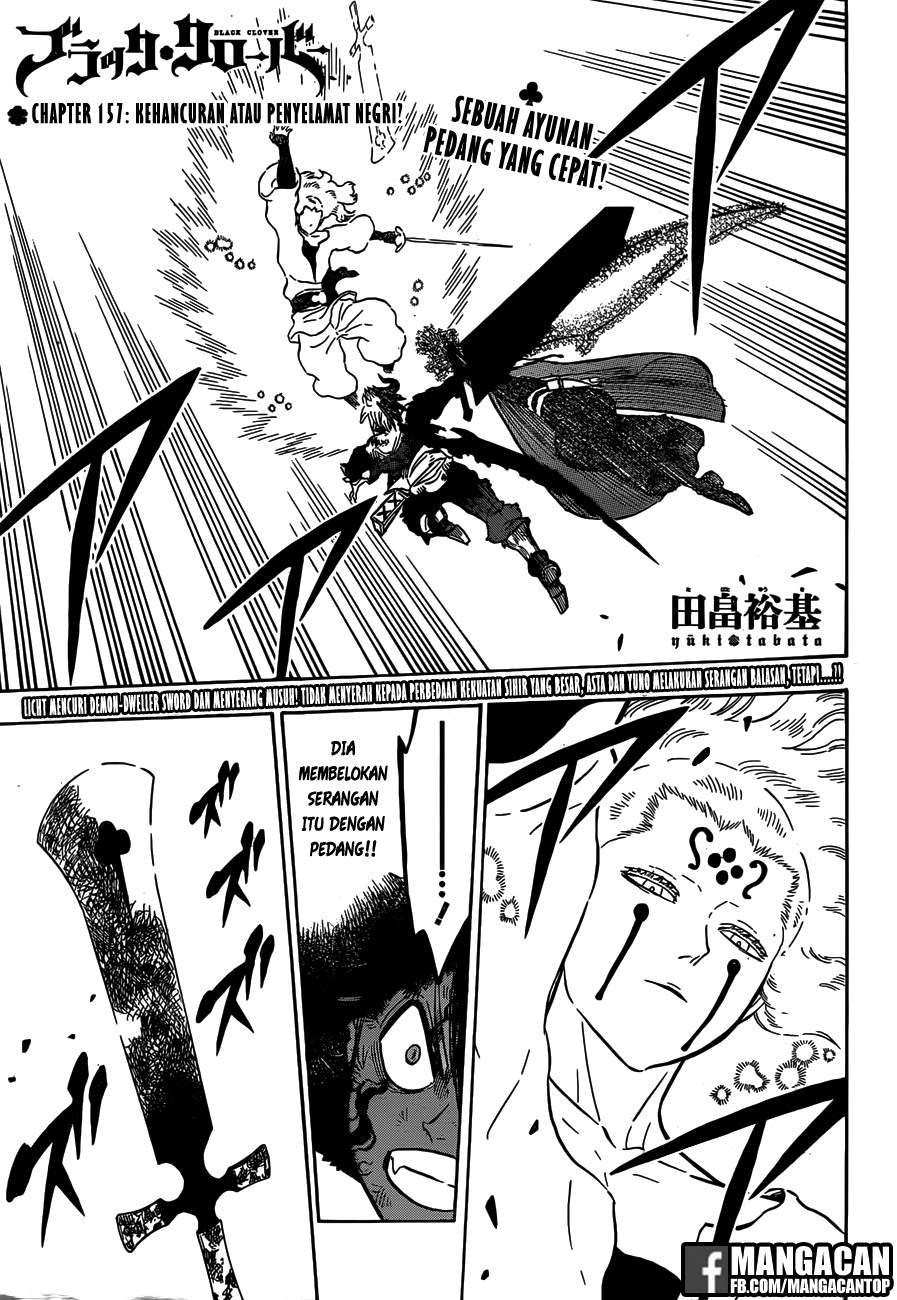 Black Clover Chapter 157 - halaman 1