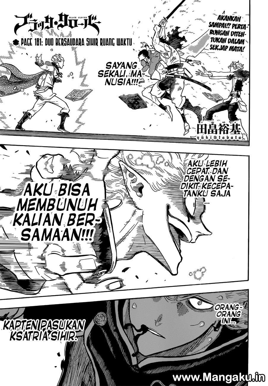Black Clover Chapter 181 - halaman 2