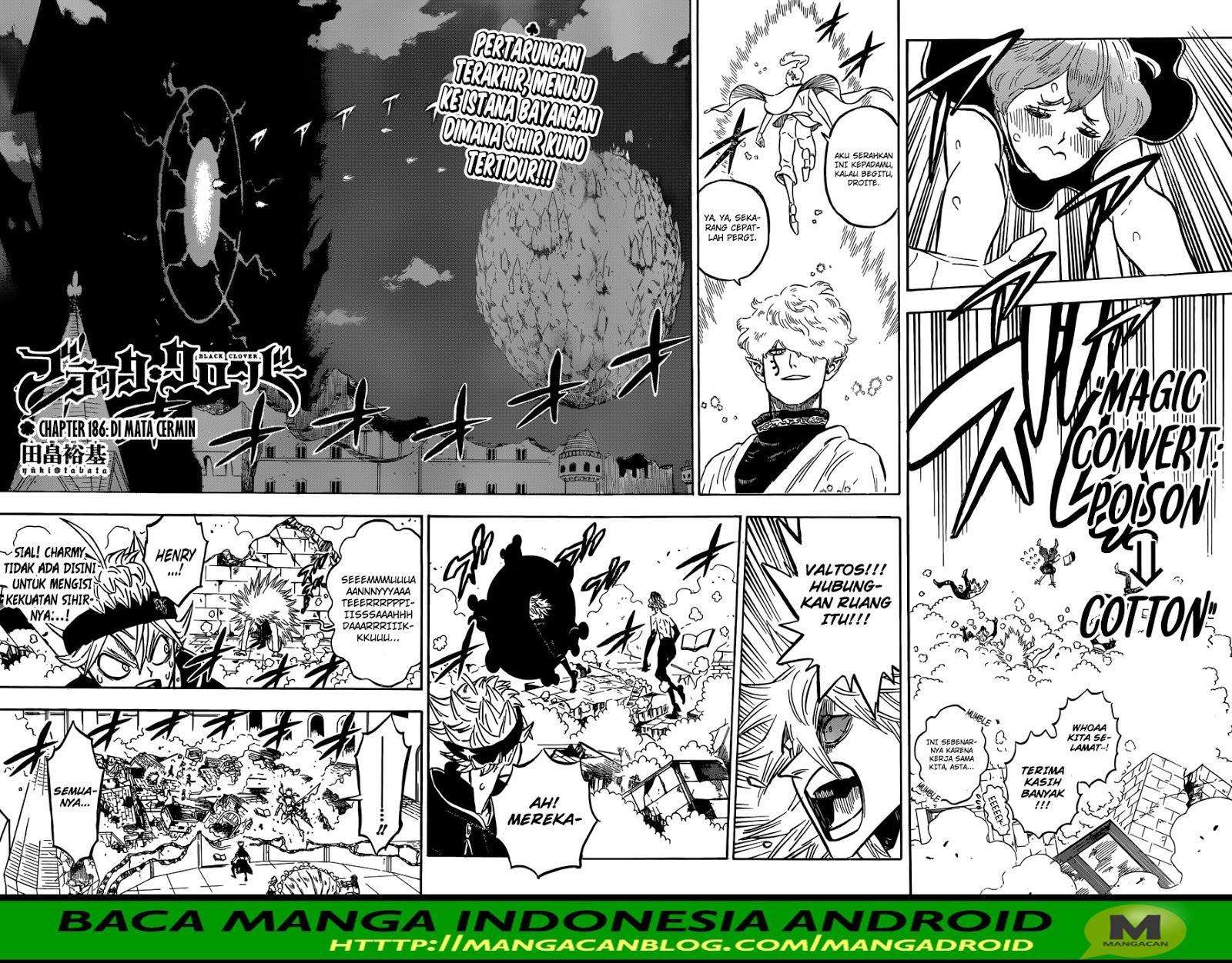 Black Clover Chapter 186 - halaman 3