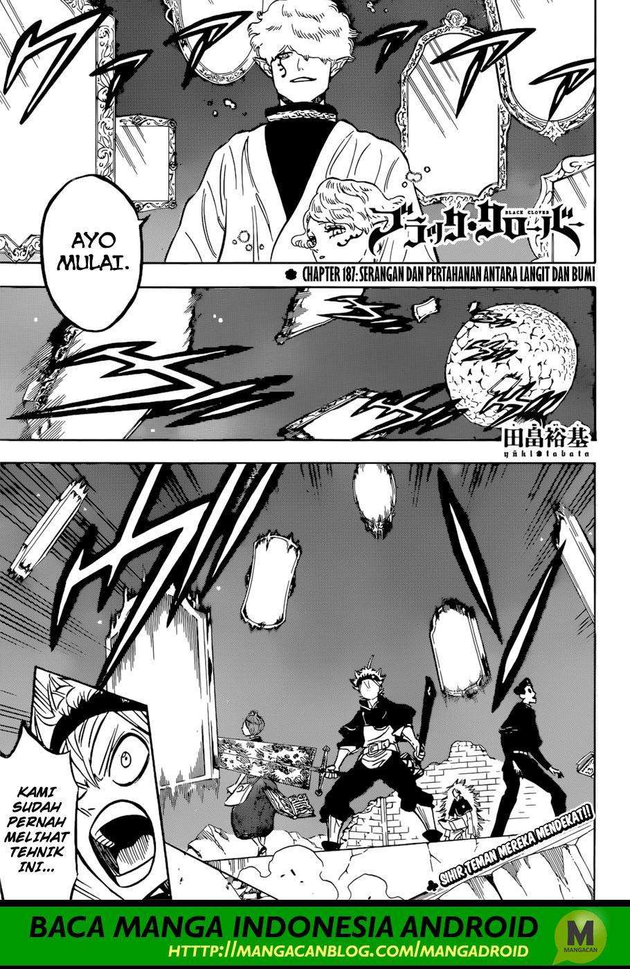 Black Clover Chapter 187 - halaman 1