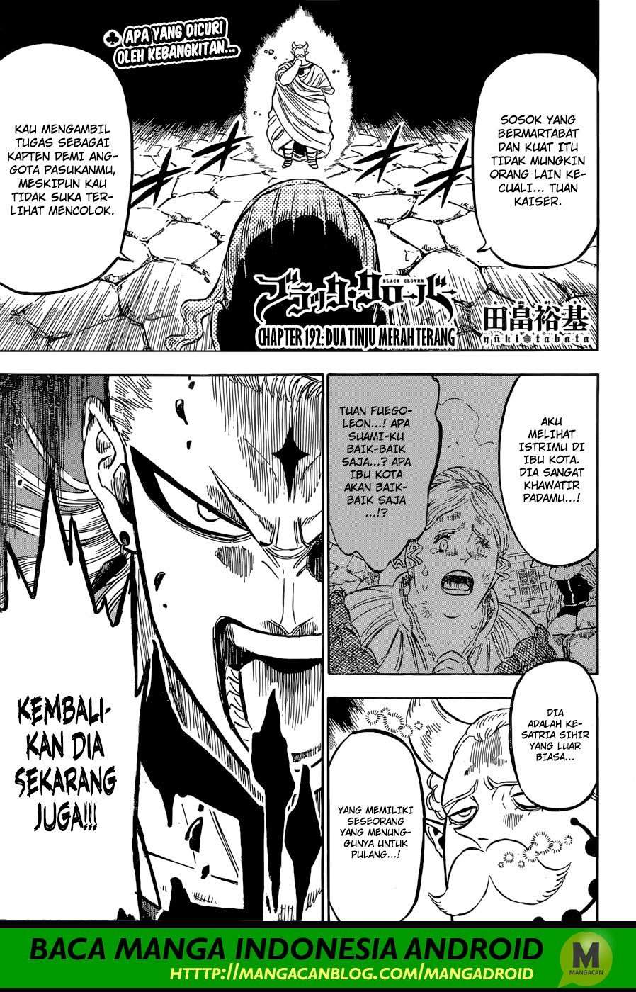 Black Clover Chapter 192 - halaman 1