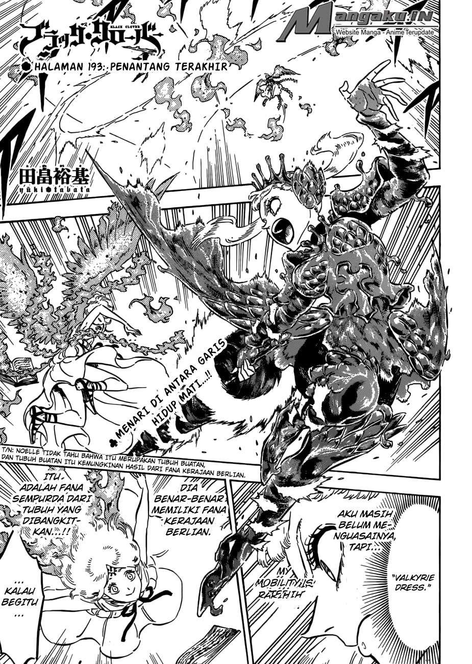Black Clover Chapter 193 - halaman 2