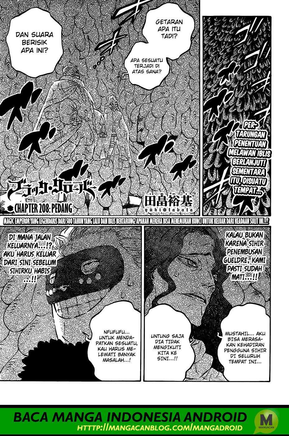 Black Clover Chapter 208 - halaman 1