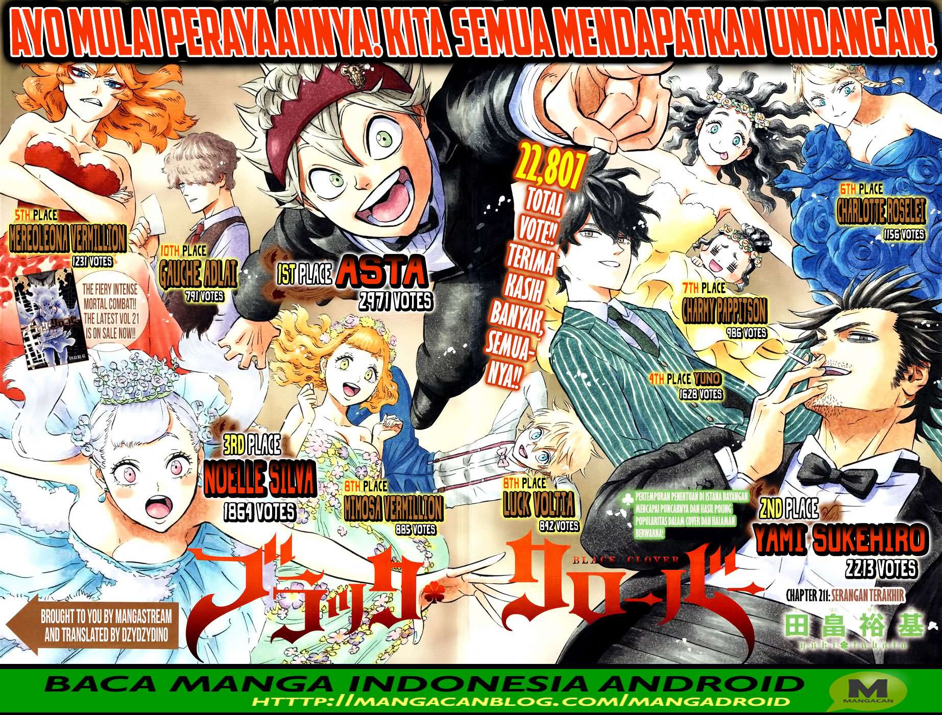 Black Clover Chapter 211 - halaman 4