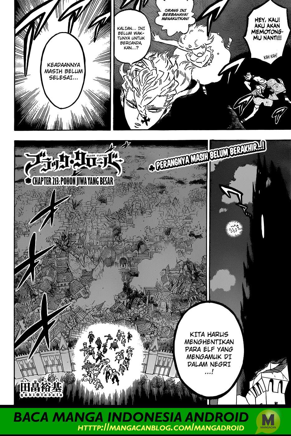 Black Clover Chapter 213 - halaman 3