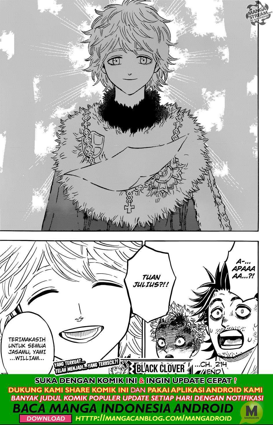 Black Clover Chapter 214 - halaman 15