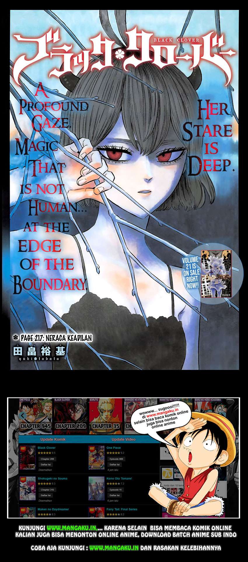 Black Clover Chapter 217 - halaman 2