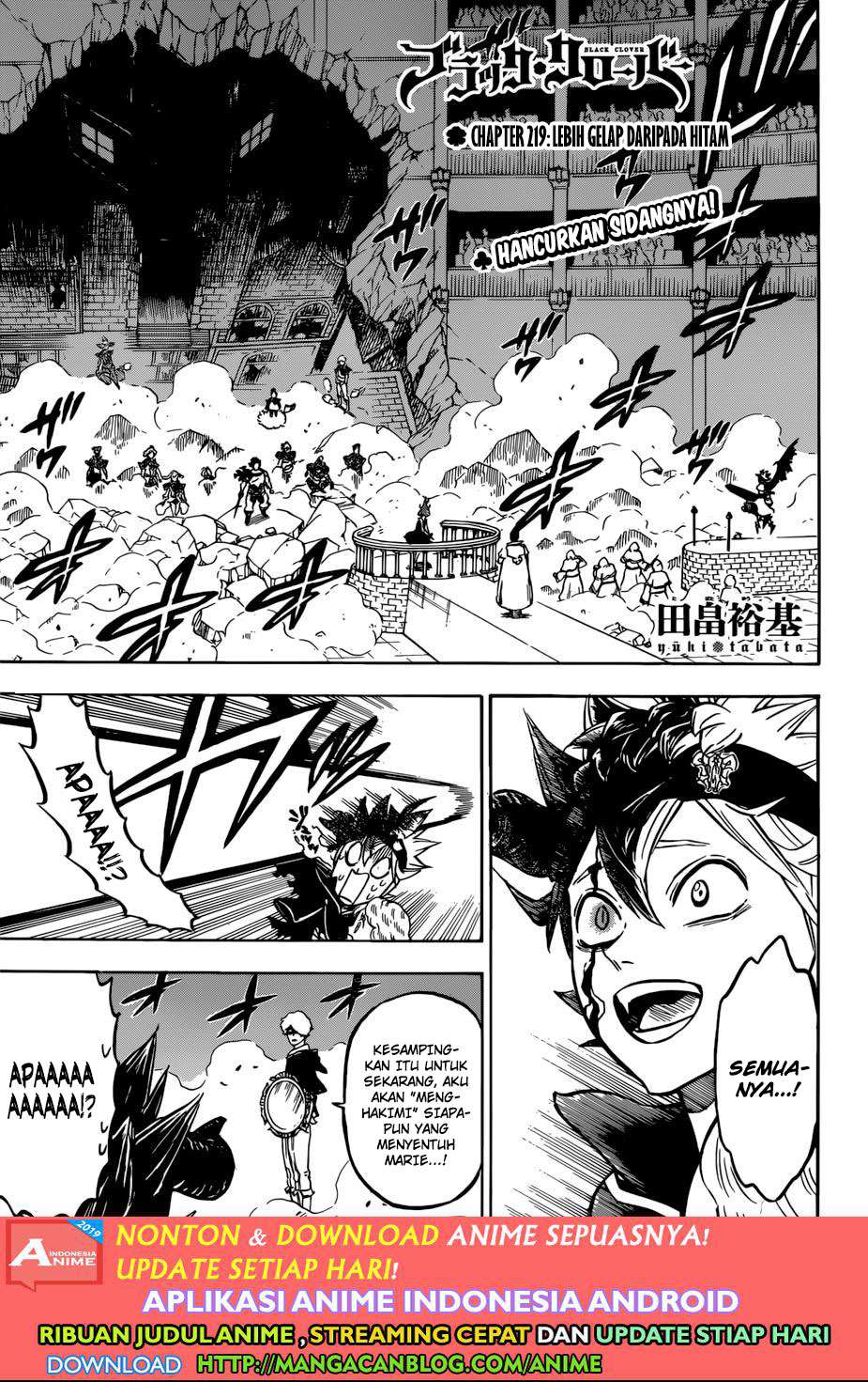 Black Clover Chapter 219 - halaman 1