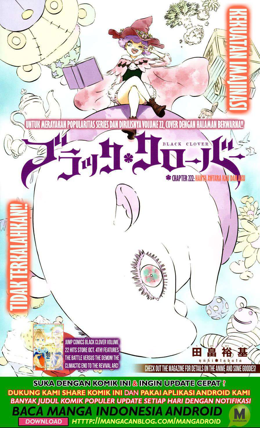 Black Clover Chapter 222 - halaman 1