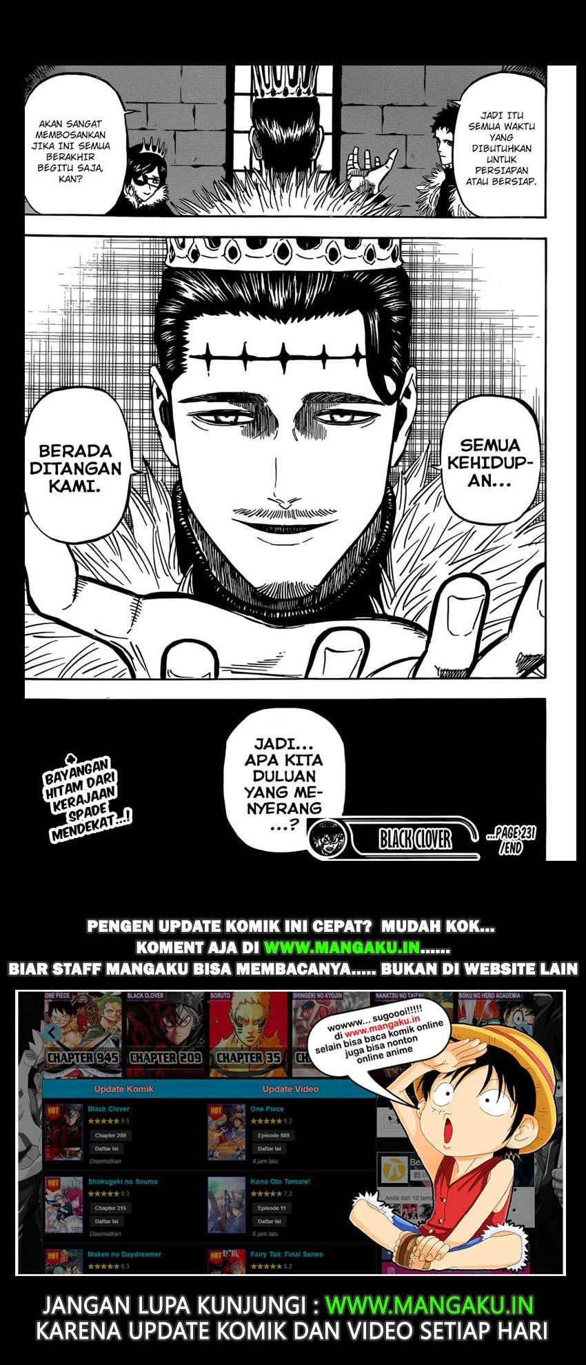 Black Clover Chapter 231 - halaman 16