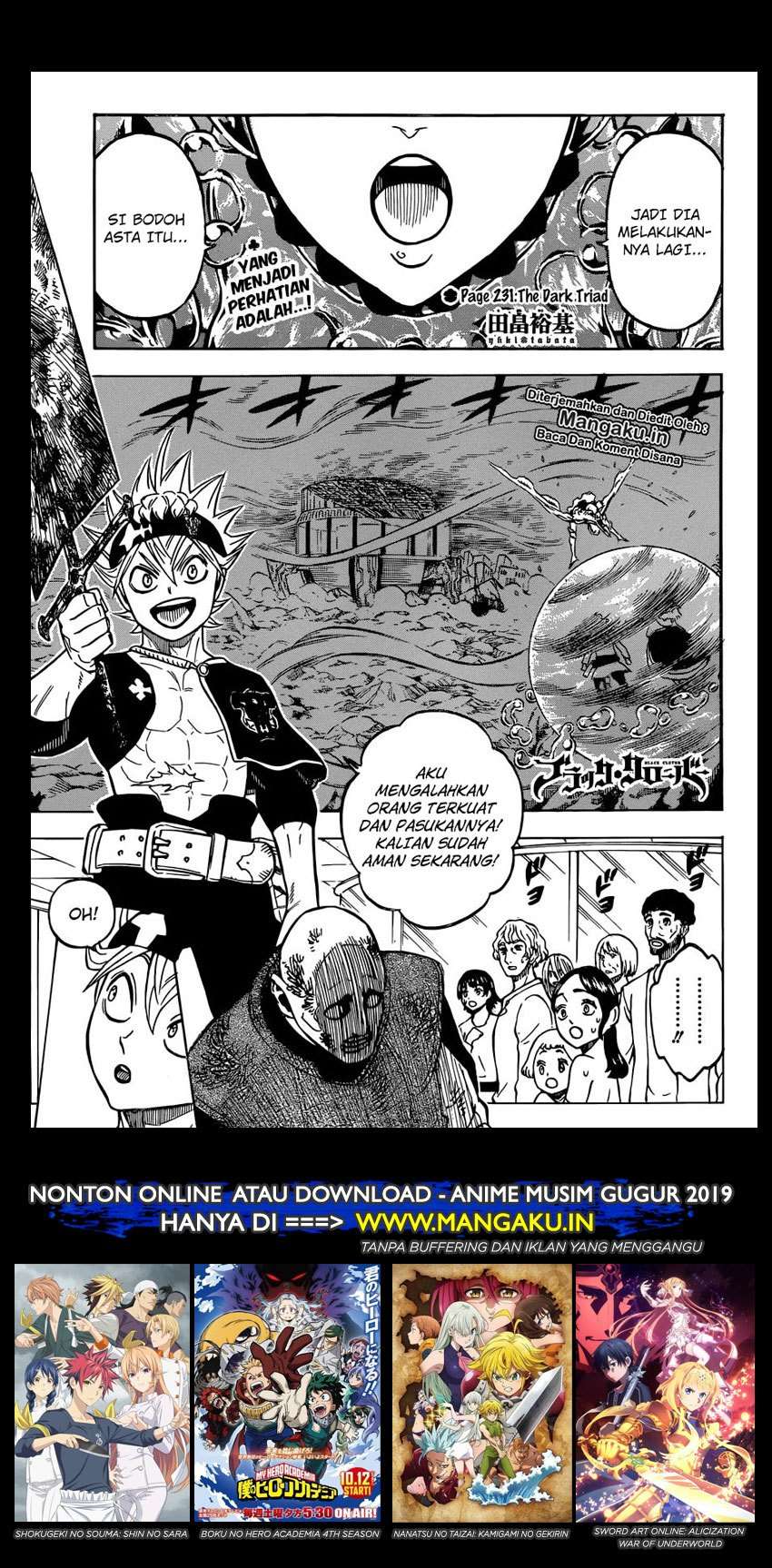 Black Clover Chapter 231 - halaman 2