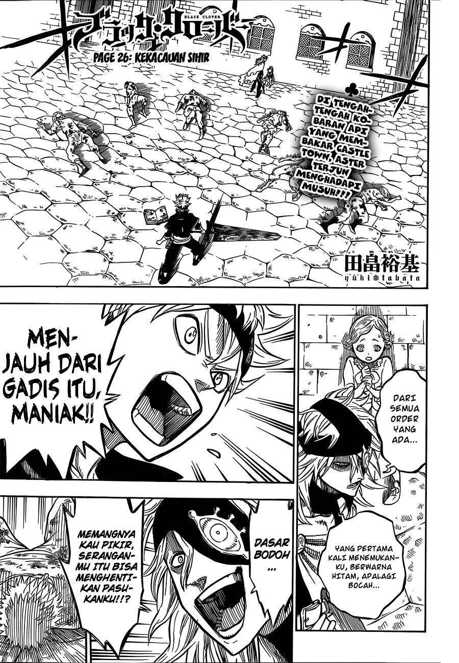 Black Clover Chapter 26 - halaman 2