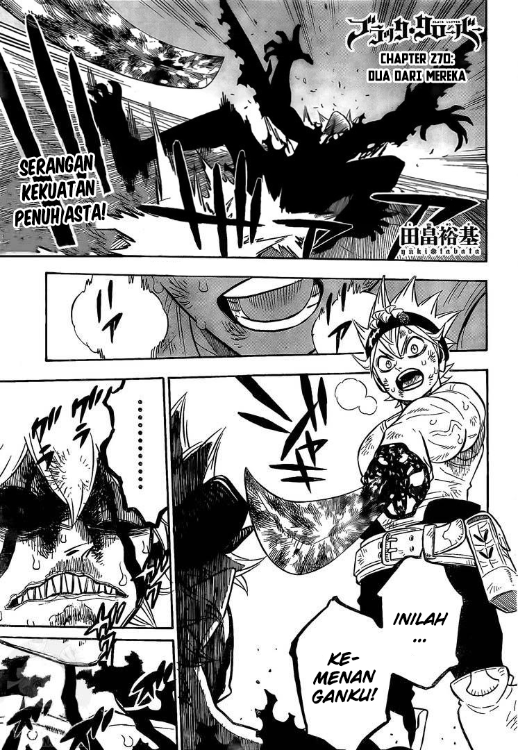 Black Clover Chapter 270 - halaman 2
