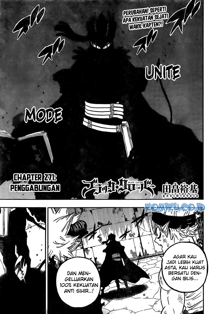 Black Clover Chapter 271 - halaman 3