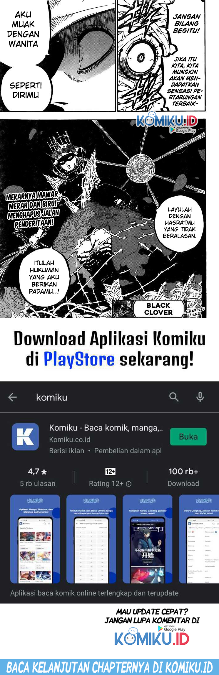 Black Clover Chapter 277 - halaman 17