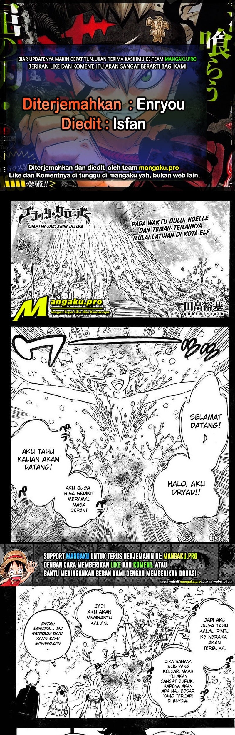 Black Clover Chapter 284 - halaman 1