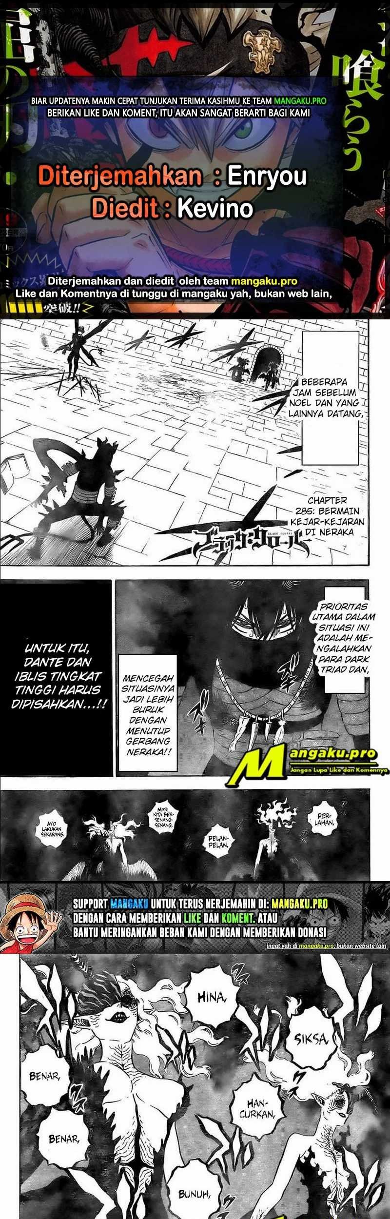Black Clover Chapter 285 - halaman 1