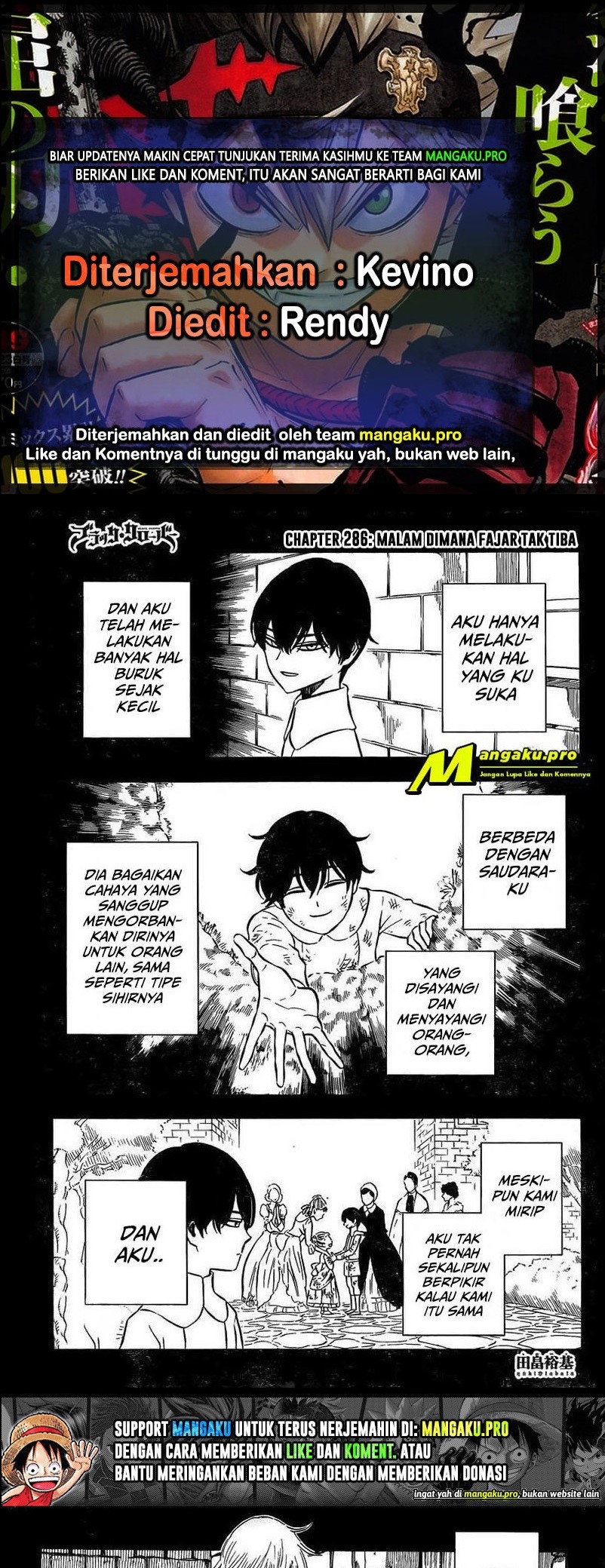 Black Clover Chapter 286 - halaman 1
