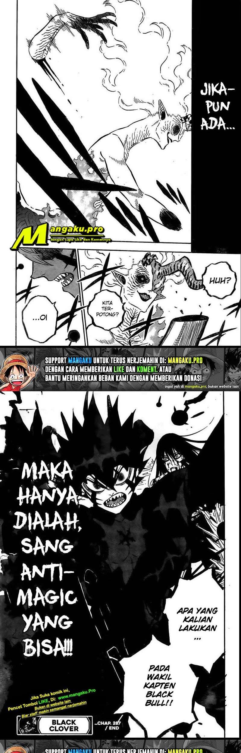 Black Clover Chapter 287 - halaman 11