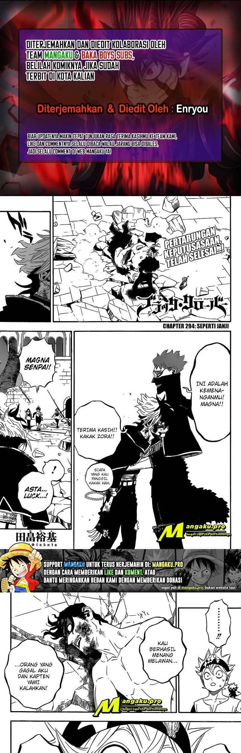 Black Clover Chapter 294 - halaman 1