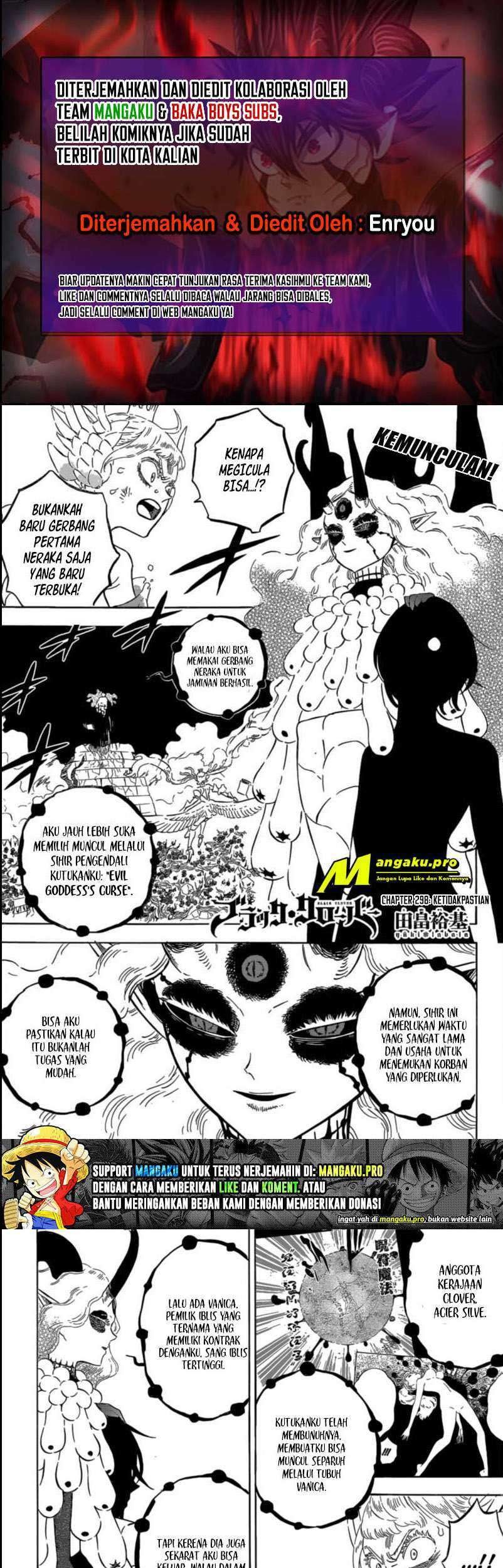 Black Clover Chapter 298 - halaman 1