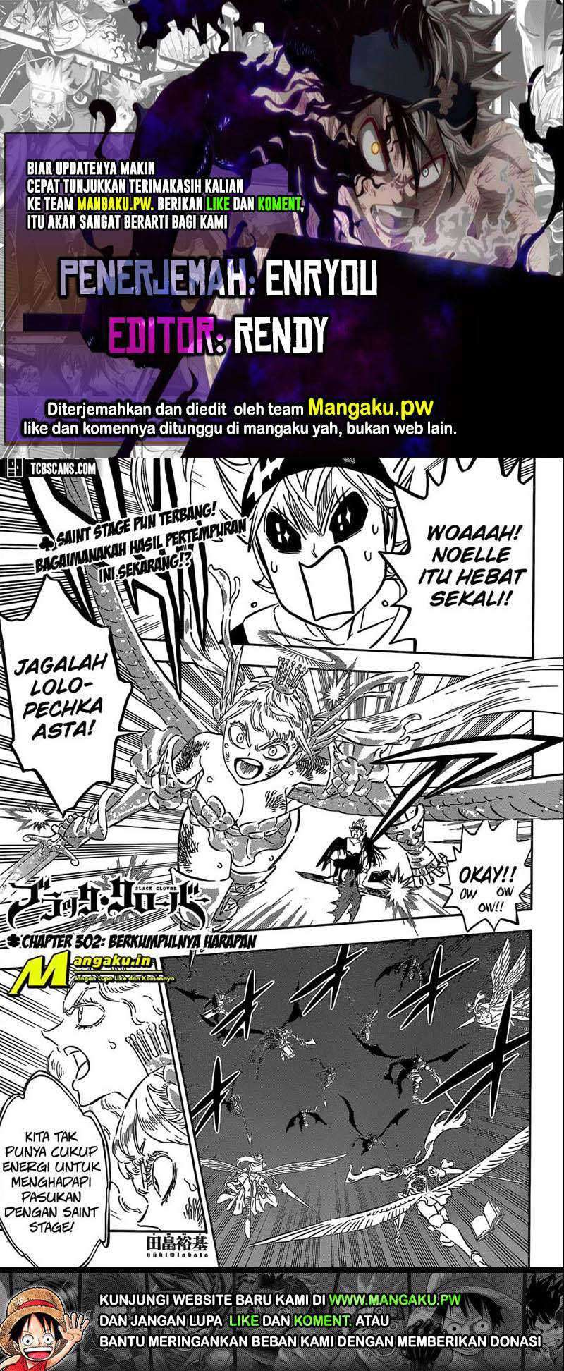 Black Clover Chapter 302 - halaman 1