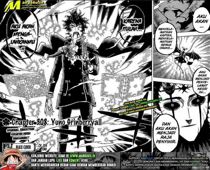 Black Clover Chapter 308 - halaman 9