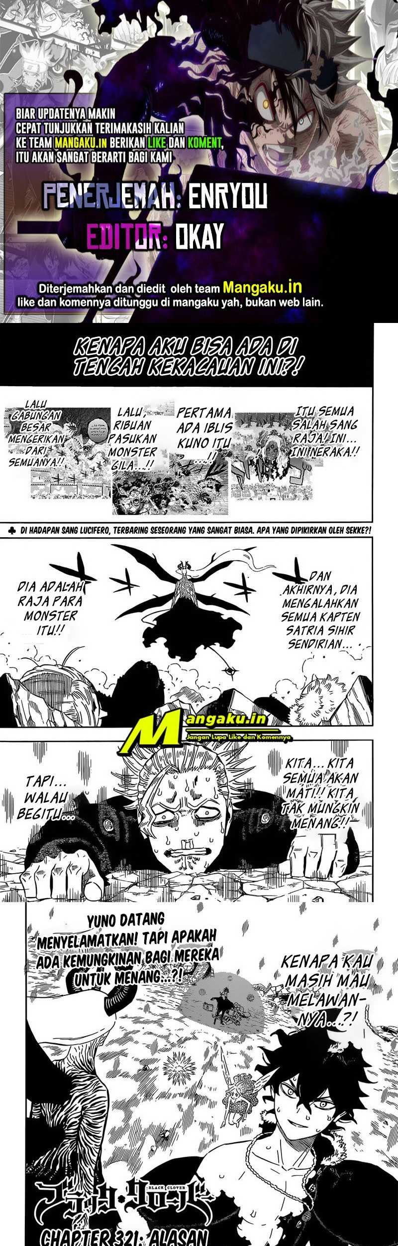 Black Clover Chapter 321 - halaman 1