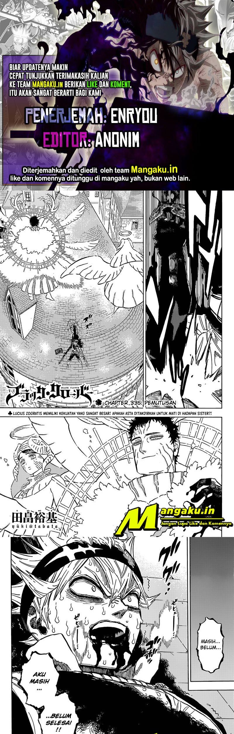 Black Clover Chapter 335 - halaman 1