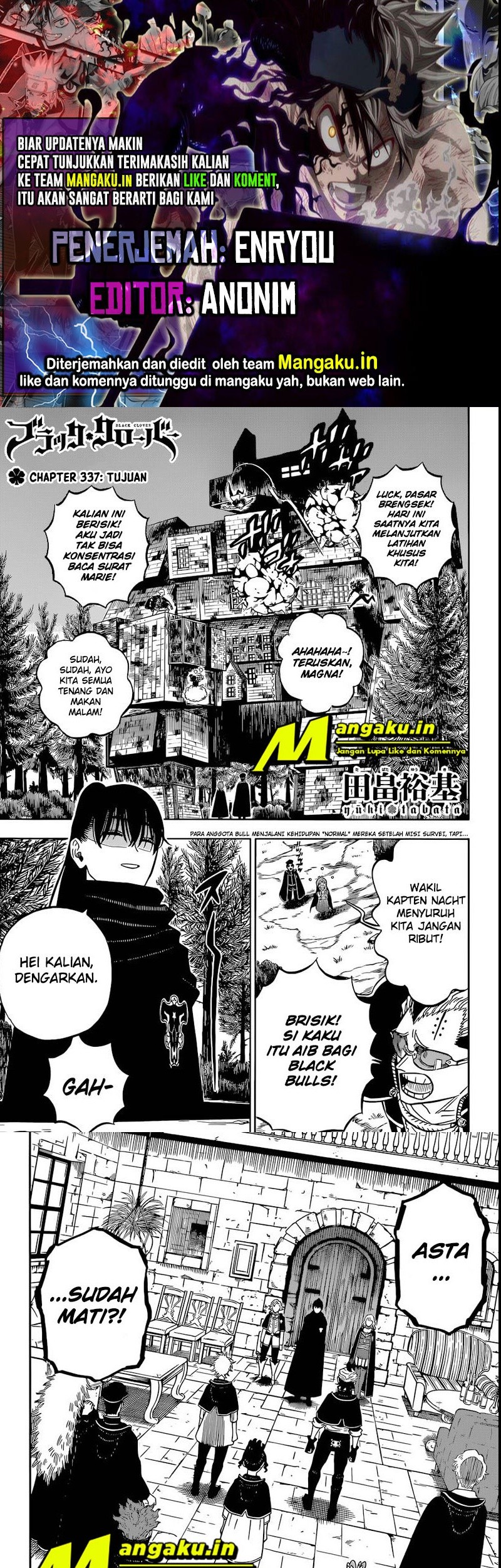 Black Clover Chapter 337 - halaman 1