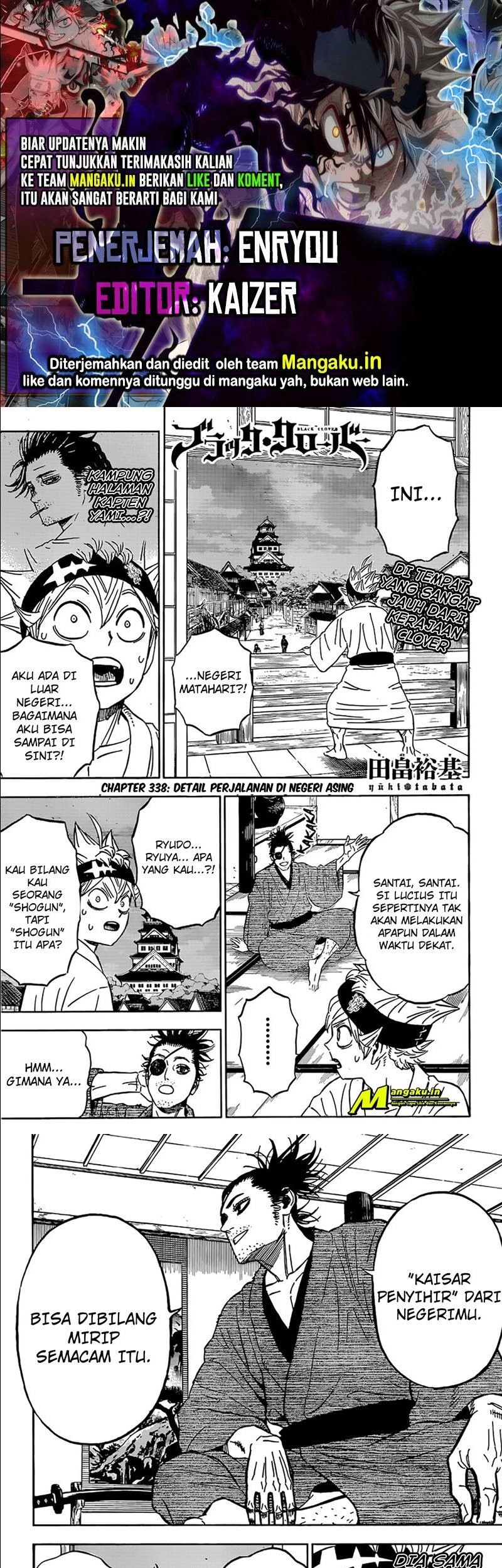 Black Clover Chapter 338 - halaman 1