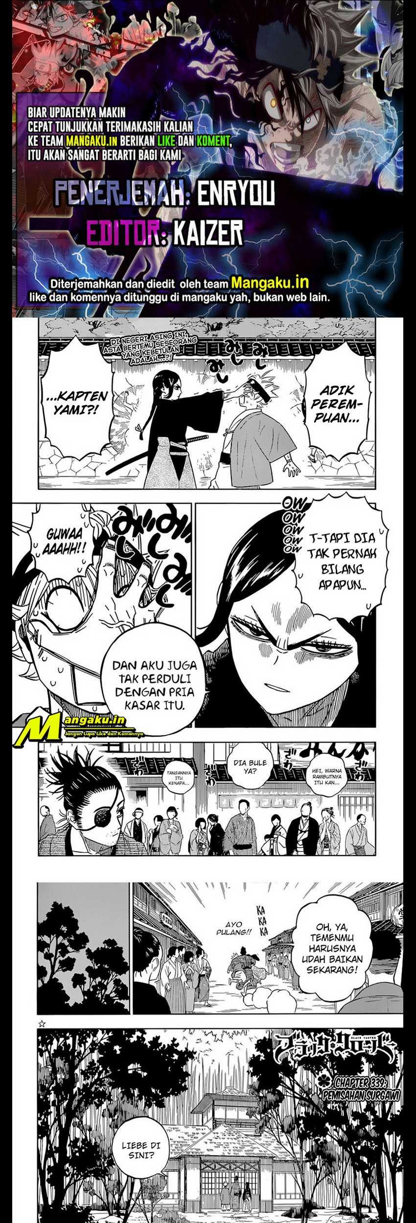 Black Clover Chapter 339 - halaman 1