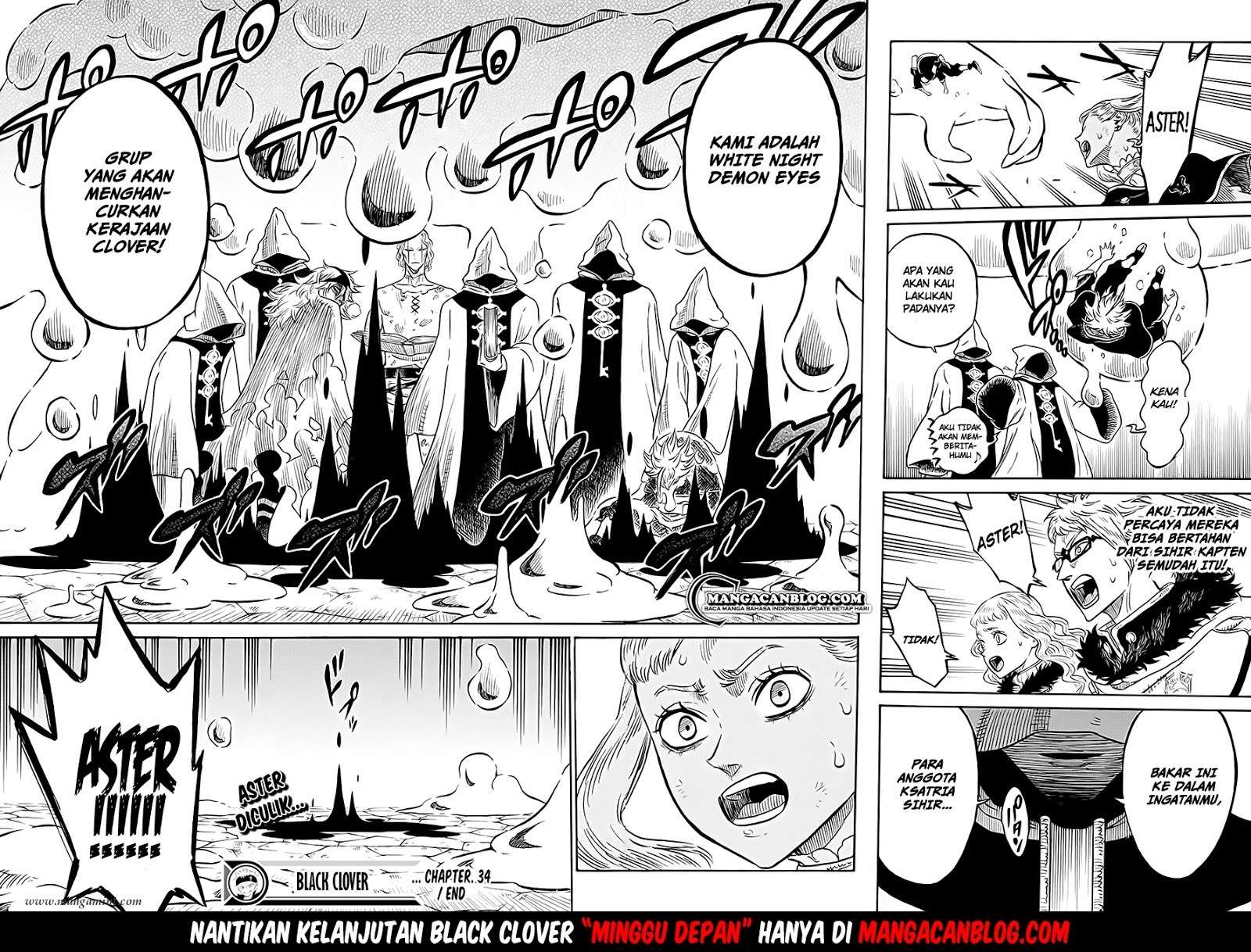 Black Clover Chapter 34 - halaman 15